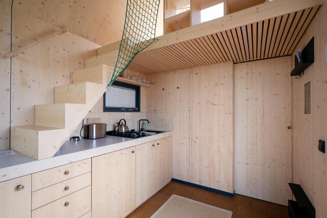 Tiny House Pioneer 18 Zur Meerseite - Green Tiny Village Harlesiel Carolinensiel Extérieur photo